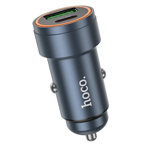 Caricabatterie da auto accendisigari Hoco USB A + USB C PD QC3.0 3A 30W Z57A