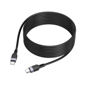 Silicone Cable Cavo caricabatteria USB C to USB C Hoco 3A 60W 2metri X109 black