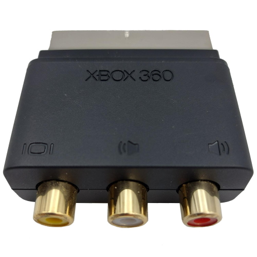 Cavo composito AV a RCA maschio + Adattatore da SCART a RCA Femmina Xbox 360