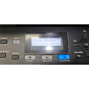 STAMPANTE MULTIFUNZIONE LASER MONOCROMATICA CON STAMPA FRONTE RETRO E CONNETTIVITÀ DI RETE WIRELESS BROTHER MFC-L2710DW