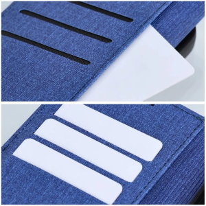 Custodia Gomma Book Case per XIAOMI Redmi 14C Blu