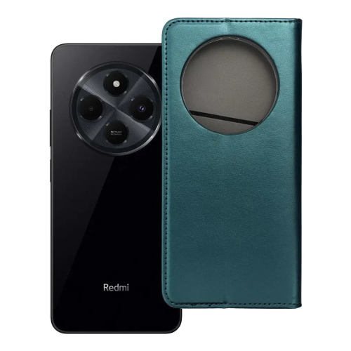 Custodia Flip Smart Magneto Case Libro Verde per XIAOMI Redmi Note 14C