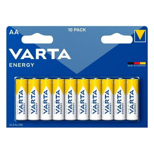 10 Batterie Stilo, AA, Mignon, 4106, LR6, LR06, MN1500, 1,5v Alkaline Varta Energy
