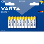 10 Batterie Mini Stilo, AAA, Micro, 4103, LR03, LR3, MN2400, 1,5v Alkaline Varta Energy