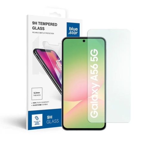 Pellicola Vetro Temperato per Samsung Galaxy A36 / A56 5G SM-A366B/DSN, Glass Tempered 9H, Antigraffio Antiriflesso 