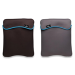 Second skin - Sleeve reversibile per Netbook, Tablet 10" Nera/Grigia