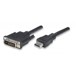 Cavo HDMI/DVI-D 24+1 pin M/M 1 mt Techly