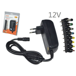 Alimentatore Universale da rete Ingresso : 100V - 240V AC a 12V DC 1500mAh  Linq T-128