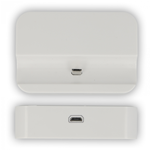 Dock Station Universale per ricarica Bianca per Tutti i telefoni Micro USB