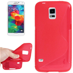 Custodia in TPU S-Line Rosso per Samsung Galaxy S5 Mini G800F