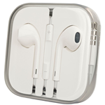 Cuffie e Microfono Auricolari in-ear 3,5mm iPhone Style Bianco