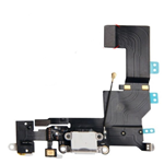 Ricambio Flat Connettore di Ricarica + Microfono Bianco Apple iPhone 5S (IP5S-076) 