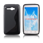 Custodia TPU S-Line Nera Alcatel One Touch X" Pop (5035D)