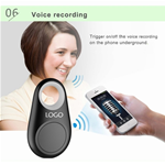 iTag Tracer Bluetooth 4.0 Allarme Anti Smarrimento Bianco Smartphone System iOS Android
