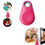 iTag Tracer Bluetooth 4.0 Allarme Anti Smarrimento Fucsia Smartphone System iOS Android
