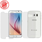 Pellicola Anti-Impronte, Samsung Galaxy S6 SM-G920F, 1 Fronte 1 Retro, Antigraffio Antiriflesso Satinate