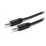 Cavo aux audio - jack stereo da 3,5 mm (M) - jack stereo da 3,5 mm (M) - 1.8 m - nero Mediacom M-HS20