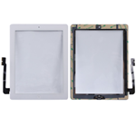 Ricambio P3W Vetro + Touch screen Bianco completo di Tasto Home Apple iPad 3