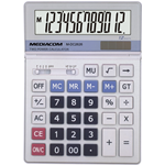 Calcolatrice elettronica a 12 cifre big size Mediacom: M-DC2626 12 Digits Desktop Calculator Top Reclina Wide