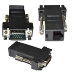 Adattatore Video extender VGA Maschio Trasmissione tramite Cavo LAN Linq (VGA-LAN)