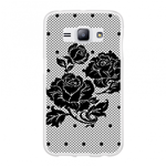 Custodia TPU Trasparente Rose Nere LG Spirit C70 4G (H440N)