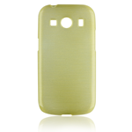 Custodia in TPU Effetto Metallico Verde per Samsung Galaxy ACE 4 LTE G357