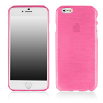 Custodia in TPU Effetto Metallico Rosa Apple iPhone 6 5.5" Plus/iPhone 6s 5,5" Plus