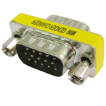 Gender Changer VGA DB 15 poli HD M/M Maschio/Maschio