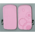 Custodia universale sacchetto rosa per cellulare con tasti 115x60x15mm