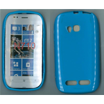 Custodia in TPU Blu Lucido x Nokia Lumia 710