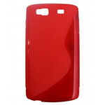 Custodia in TPU Rosso S-LINE x Samsung S8600 Wave 3