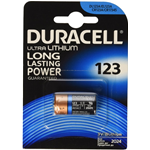 1 Batteria Litio Fotocamera CR123A 3v Duracell DL123A/EL123A/CR17345 