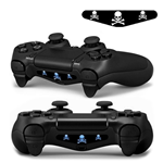 4 x Adesivo Sticker Decorazione Personalizzazione Cover Controller Console PS4 Teschio