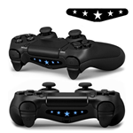 4 x Adesivo Sticker Decorazione Personalizzazione Cover Controller Console PS4 Cinque Stelle