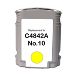 Cartuccia C4842A N.10 Giallo Compatibile/Rigenerata Hp Business Inkjet 1000/1100/2200