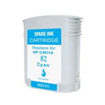 Cartuccia N.82 C4911AE Ciano Compatibile/Rigenerata Hp Business Inkjet 500/500PS/800/800PS