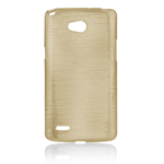 Custodia in TPU Effetto Metallico Oro per LG L80 / D373