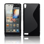 Custodia in TPU Nero S-Line per Huawei P6