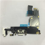 FLAT CONNETTORE DI RICARICA + MICROFONO + PELLICOLA PER IPHONE 6 PLUS SILVER WHITE IP6P-154