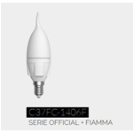 Lampada Fiamma LED E14 6W/45W 580LM C37FC-1406F 6000K Skylighting Luce Bianca Fredda