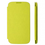 Custodia in PVC e Ecopelle Verde Flip Cover per Sony Xperia E dual / C1605 / C1604