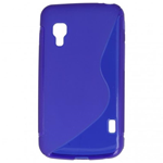 Custodia in TPU Blu S-Line per LG Optimus L5 II E460 / E455