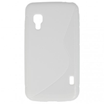 Custodia in TPU Bianco S-Line per LG Optimus L5 II E460 / E455