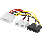 Cavo Adattatore per Ventole Molex 4pin/2x3pin/2x3pin