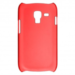 Custodia in PVC Rosso Trasparente Ultrasottile per HTC One X S720e