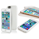 Custodia TPU Resistente All'acqua Bianco Apple iPhone 6/6S Plus 5.5" Termoplastica
