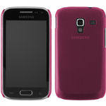 Custodia in PVC Fucsia Trasparente Ultrasottile per Samsung Galaxy Ace 2 / i8160