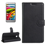 Custodia Ecopelle TPU Libretto Carte Nera per Archos 50, Antigraffio