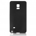 Custodia TPU Nero e Bumper in PVC Nero per Samsung Galaxy Note 4 N910F