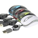 Mini Mouse Ottico USB Retrattile BX40 Mediacom M-MEB40 Vari Colori